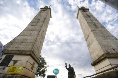 Uruguaiana, RS, Brasil, 20/09/2022 - Ponte Internacional Agustin Justo Getulio Vargas, localizada entre Uruguaiana, no Rio Grande do Sul, e Passo de Los Libres, na Argentina - Foto: Lauro Alves/Agência RBS<!-- NICAID(15211792) -->