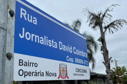 Rua Jornalista David Coimbra, em Criciuma, Santa Catarina.Atenção: será usada no Informe Especial do dia 22 de setembro de 2022.<!-- NICAID(15212586) -->