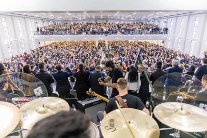 Culto da Assembleia de Deus realizado em templo na cidade gaúcha de Sapiranga<!-- NICAID(15214389) -->