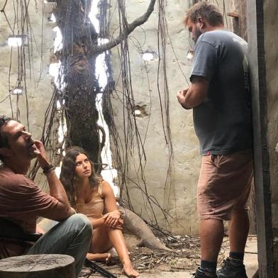 Ator gaúcho Rafa Sieg, que interpretou Solano na nova versão de Pantanal, da TV Globo, nos bastidores da novela.<!-- NICAID(15216067) -->