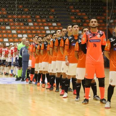 Em Carlos Barbosa, equipe laranja sofreu o empate no último minuto da partida<!-- NICAID(15219239) -->