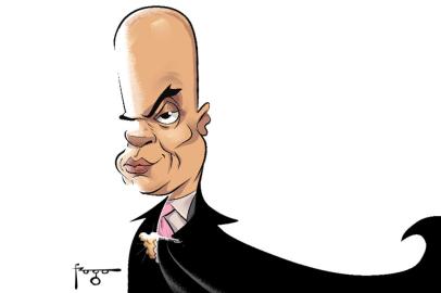 Caricatura de Alexandre de Moraes para a seção FRASES DA SEMANA. FOTO: Gilmar Fraga / Agência RBS ONLINE<!-- NICAID(15222422) -->