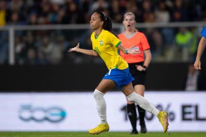 Seleção Brasileira de futebol feminino vence Itália em amistoso<!-- NICAID(15231603) -->