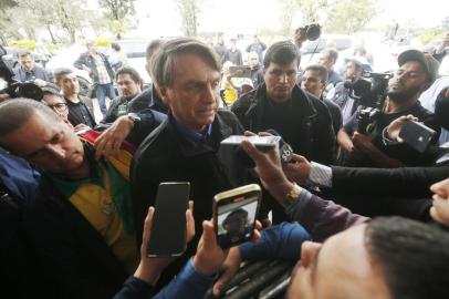 Pelotas, RS, Brasil, 11/10/2022 - Visita de Jair Bolsonaro a Pelotas - Foto: Lauro Alves/Agência RBS<!-- NICAID(15232756) -->