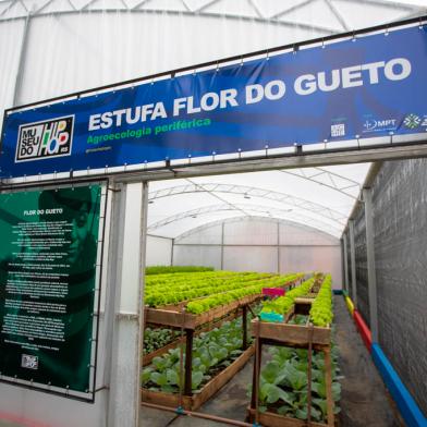 Porto Alegre, RS, Brasil, 11/10/2022 - O Museu da Cultura Hip Hop inaugurou a Estufa Agroecologica Flor do Gueto, espaço de homenagem a MC e Ativista da Cultura Hip Hop Malu Viana - Foto: Jefferson Botega/Agência RBSIndexador: Jeff Botega<!-- NICAID(15232770) -->