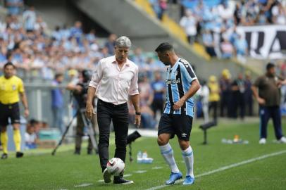 PORTO ALEGRE, RS, BRASIL, 16/10/2022- Grêmio x Bahia: jogo válido pela 35ª rodada da Série B, na Arena. Foto: Anselmo Cunha/Agencia RBS<!-- NICAID(15236684) -->