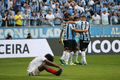 PORTO ALEGRE, RS, BRASIL, 16/10/2022- Grêmio x Bahia: jogo válido pela 35ª rodada da Série B, na Arena. Foto: Anselmo Cunha/Agencia RBS<!-- NICAID(15236771) -->