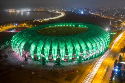 A partir desta terça-feira (25), o estádio estará iluminado de verde<!-- NICAID(15245227) -->