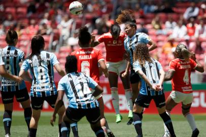 Porto Alegre, RS, Brasil, 02/11/2022 - Primeiro GreNal que decidirá a equipe Campeã do Campeonato Gaúcho feminino 2022. O primeiro jogo é no Beira-Rio. Foto: Jefferson Botega / Agencia RBSIndexador: Jeff Botega<!-- NICAID(15253541) -->