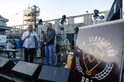 No lançamento do Polo Cervejeiro de Porto Alegre, Sebastião Melo e Ramiro Rosário ensaiam reaproximação entre PSDB e MDB<!-- NICAID(15257263) -->