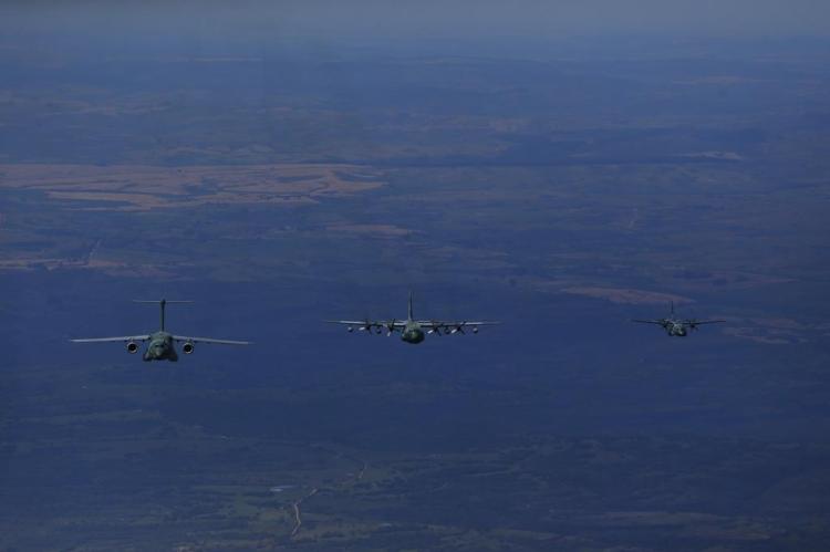 Mais de 50 aeronaves da Força Aérea estão no Rio Grande do Sul