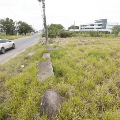 Eldorado do Sul, RS, Brasil, 11/11/2022 - Terreno onde será construído hospital em Eldorado do Sul - Foto: Lauro Alves/Agência RBS<!-- NICAID(15262614) -->