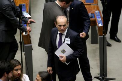 Sessão plenária para eleição do novo presidente da Câmara dos Deputados mostra o candidato Marcelo Castro - Wilson Dias/Agência BrasilLocal: BrasÃ­liaIndexador: Wilson Dias/AgÃªncia BrasilFotógrafo: RepÃ³rter FotogrÃ¡fico<!-- NICAID(15251660) -->