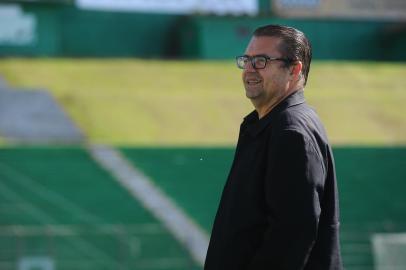 CAXIAS DO SUL, RS, BRASIL, 26/10/2022. Juventude encerra preparação para jogo contra o Atlético-MG. Partida pode marcar o rebaixamento matemático para a Série B. (Bruno Todeschini/Agência RBS)<!-- NICAID(15245941) -->