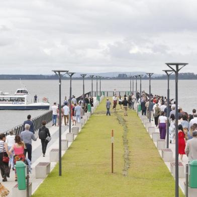 Inauguração do Parque do Pontal, novo espaço de lazer de Porto Alegre.Foto: Lauro Alves/Agência RBS<!-- NICAID(15277483) -->