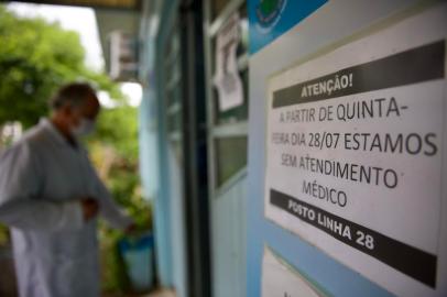 Três Coroas, RS, Brasil - Matéria irá mostrar a falta de médicos em pequenas cidades do interior do RS.Nas imagens a Unidade Básica de Saúde Linha 28, Rua Augusto Becker, 1442 em Três Coroas. Nesta unidade não há médico para população. Foto: Jefferson Botega / Agencia RBSIndexador: Jeff Botega<!-- NICAID(15282156) -->