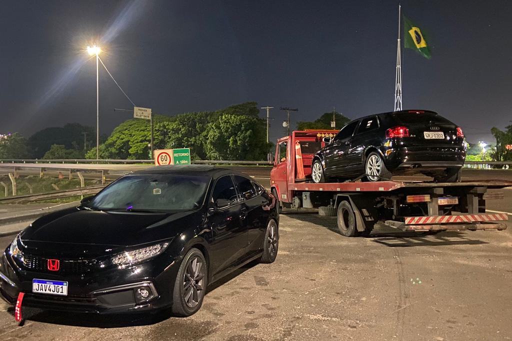 PRF termina com rachas de motos entre as BR 448 e BR 290, em Porto Alegre