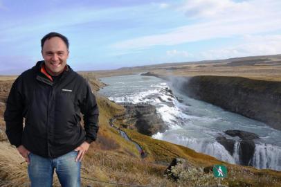 Aidir Parizzi (2016)_Cataratas de Gullfoss, Isla¿ndia_Foto arquivo pessoal<!-- NICAID(15290169) -->