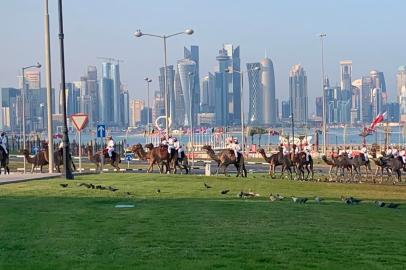 A ¿camelada¿ já fez seu ensaio na tarde desta quinta-feira na região do Souq Waquiff.<!-- NICAID(15296850) -->