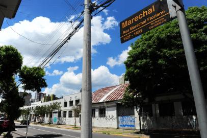 CAXIAS DO SUL, RS, BRASIL, 29/12/2022. Local onde será instalado o Cenro Integrado de Monitoramento de Caxias do Sul. O prédio fica na rua Marechal Floriano, próximo a Sarmento Leite, no bairro Rio Branco. (Bruno Todeschini/Agência RBS)Indexador: BTK<!-- NICAID(15307671) -->