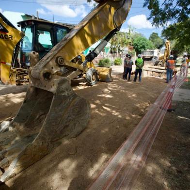 Porto Alegre, RS, Brasil - Sistema de Abastecimento de Água Belém Novo só ficará pronto em 2025. Nas imagens construção da Adutora de água tratada. Foto: Jefferson Botega / Agencia RBSIndexador: Jeff Botega<!-- NICAID(15314058) -->