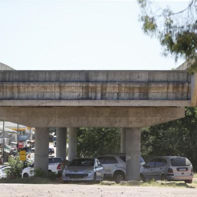 Eldorado do Sul, RS, BRASIL, 06/01/2023- Obras federais paralisadas no RS.Viadutos em Eldorado do Sul seguem sem finalização. Foto: Lauro Alves  / Agencia RBS<!-- NICAID(15314018) -->