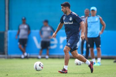 Luis Suárez, treinamento do Grêmio<!-- NICAID(15323910) -->