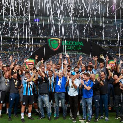 17/01/2023 - PORTO ALEGRE, RS - Recopa Gaúcha 2023. Grêmio x São Luiz. FOTO: Jefferson Botega, Agência RBSIndexador: Jeff Botega<!-- NICAID(15324228) -->