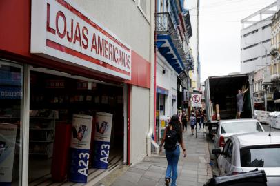 Porto Alegre, RS, Brasil, 18-01-2023: Fachada das Lojas Americanas no Centro. A empresa teve rombo contábil de bilhões de reais e avalia recuperação judicial. Foto: Mateus Bruxel / Agência RBSIndexador: Mateus Bruxel<!-- NICAID(15324605) -->