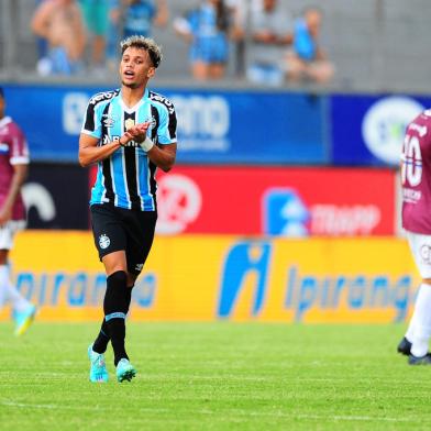 CAXIAS DO SUL, RS, BRASIL, 21/01/2023. Caxias x Grêmio, jogo válido pela primeira rodada do Campeonato Gaúcho (Gauchão 2023) e realizado no estádio Centenário. (Porthus Junior/Agência RBS)<!-- NICAID(15328039) -->