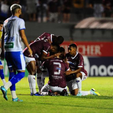 CAXIAS DO SUL, RS, BRASIL, 29/01/2023. Caxias x Aimoré, jogo válido pela terceira rodada do Campeonato Gaúcho (Gauchão 2023) e realizado no estádio Centenario. (Porthus Junior/Agência RBS)<!-- NICAID(15334544) -->