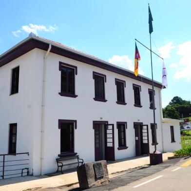 BENTO GONÇALVES, RS, BRASIL, 07/02/2023. Centro de Cultura Tuiuty - inaugurado em 04/02/2023, o antigo armazém foi restaurado no distrito de Tuiuty. (Porthus Junior/Agência RBS)<!-- NICAID(15342858) -->