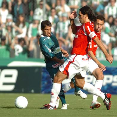 zol - lances do primeiro tempo da partida Juventude X Inter - inter - juventude - final gauchão 2008 - 27042008