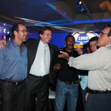 Festa 25 anos da conquista do mundial do Grêmio - Grêmio - Tricolor - Jantar de Confratenização na Sociedade Libanesa - Mazaropi - Hugo de Léon - Baidek - Tarcisio - 11/12/2008 