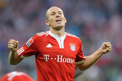 Campeonato Alemão - Bayern Munique x Wolfsburg - Allianz Arena - Munique - Arjen Robben 