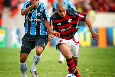 Flamengo x Grêmio - Campeonato Brasileiro - Brasileirão - 38ª rodada - estádio Maracanã - Rio de Janeiro - Adriano - 06/12/2009 